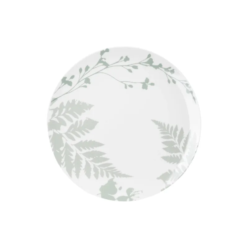 Десертна чиния Ardesto Capri, White/Green (AR0419CWG)