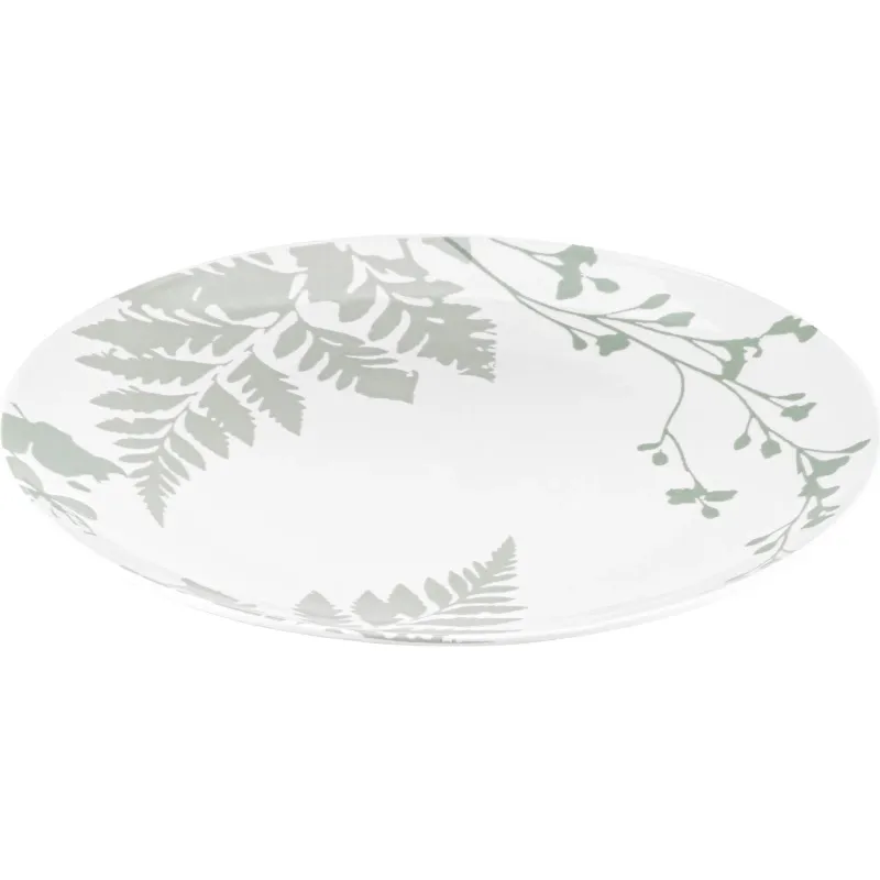 Чиния за вечеря Ardesto Capri, White/Green (AR0427CWG)