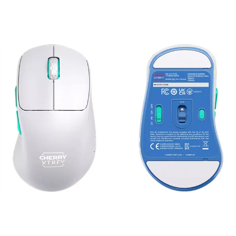 Egér Cherry Xtrfy M64, White (CX-M64W-WHITE)