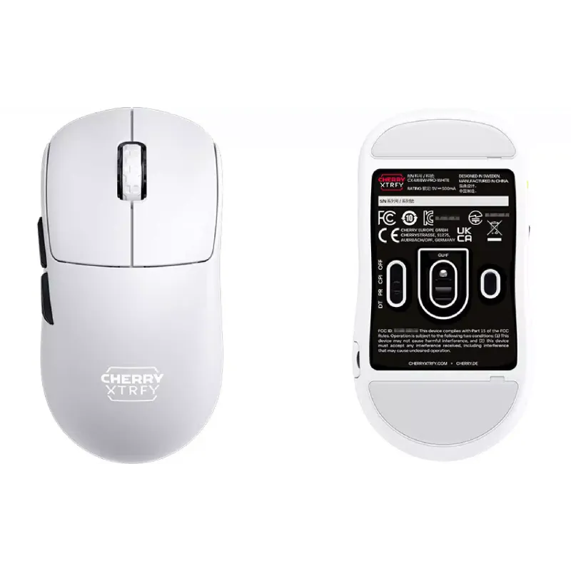 Egér Cherry Xtrfy M68 Pro, White (CX-M68W-PRO-WHITE)