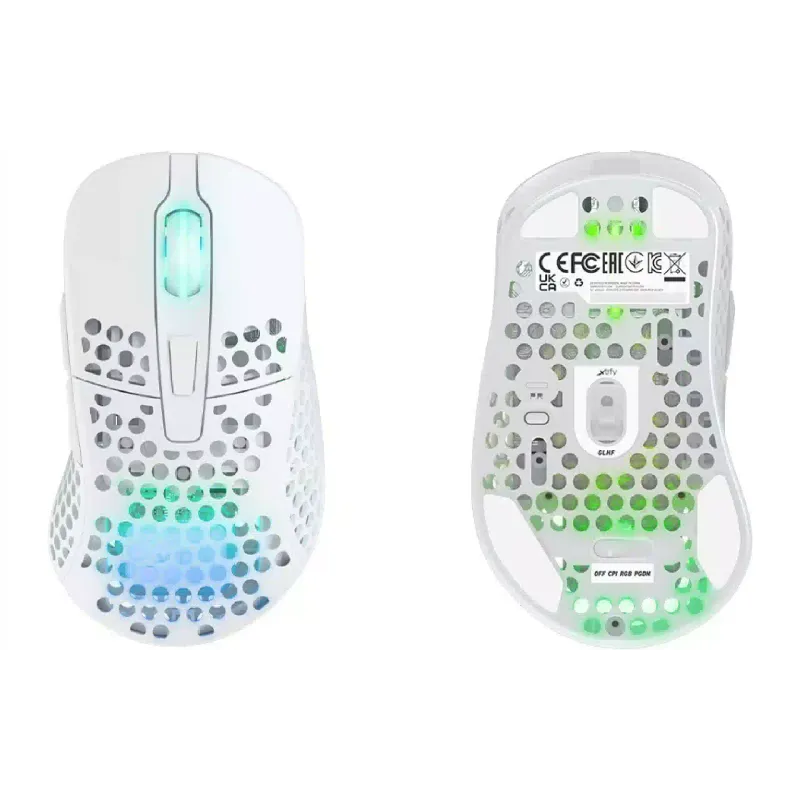Mouse Cherry Xtrfy M4  White (M4W-RGB-WHITE)