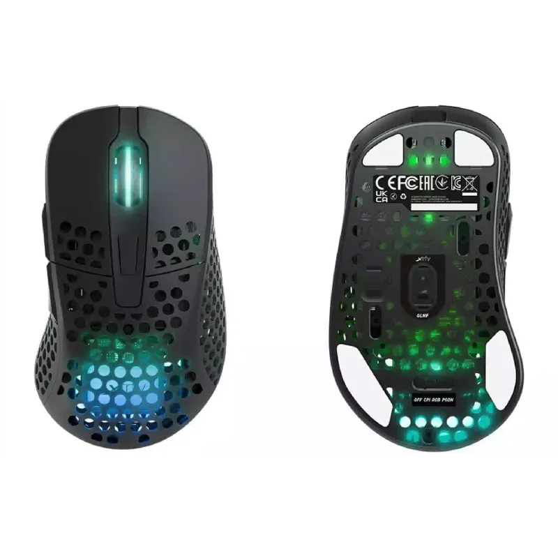 Egér Cherry Xtrfy M4, Black (M4W-RGB-BLACK)