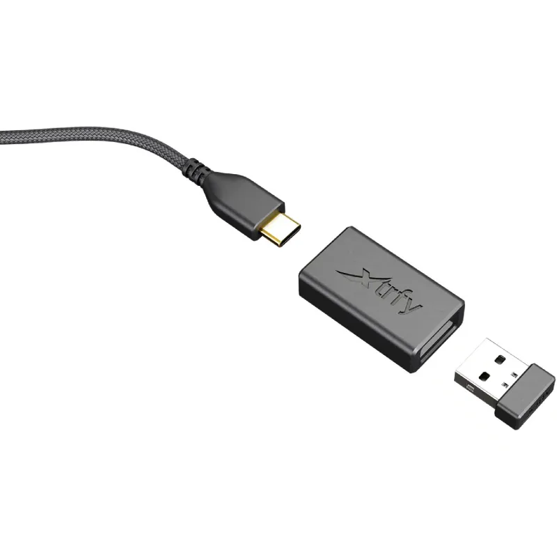 Egér Cherry Xtrfy M4, Black (M4W-RGB-BLACK)