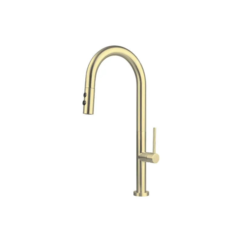 حوض المطبخ + الخلاط Deante Olfato, Brushed Gold (ZPOER10B)