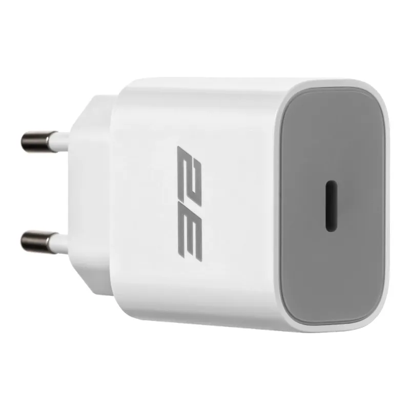Charger 2E, White (2E-WC1USBC25W-W)