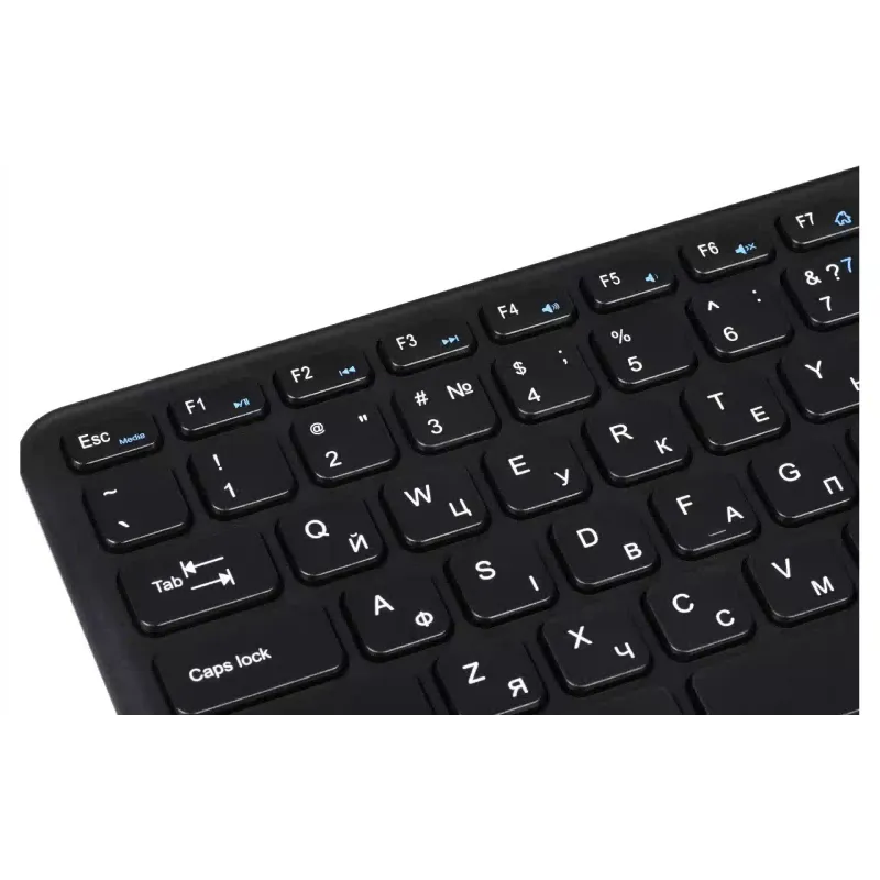 لوحة مفاتيح مقصية 2E KT100, Black (2E-KT100WB_UA)