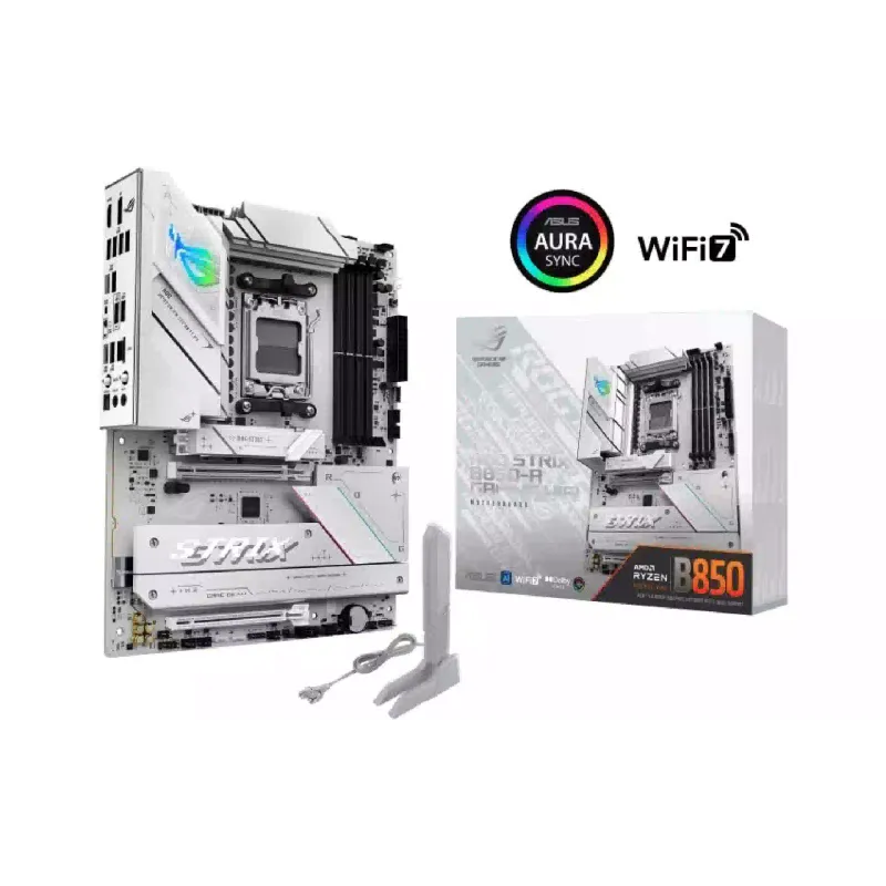 اللوحة الأم Asus ROG Strix Gaming B850-A, White (90MB1J50-M0EAY0)