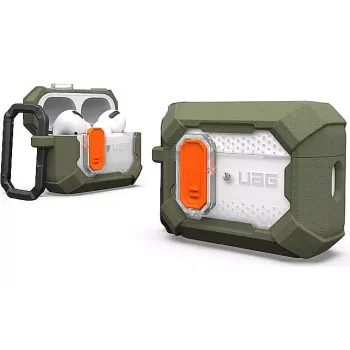 Чохол UAG Plasma (104129117272), для Apple AirPods G4, Olive Drab