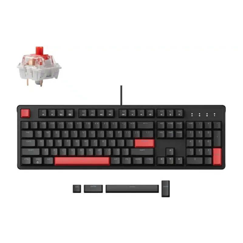 Mechanikus billentyűzet Lemokey X3, Black (X3-H3-UA)