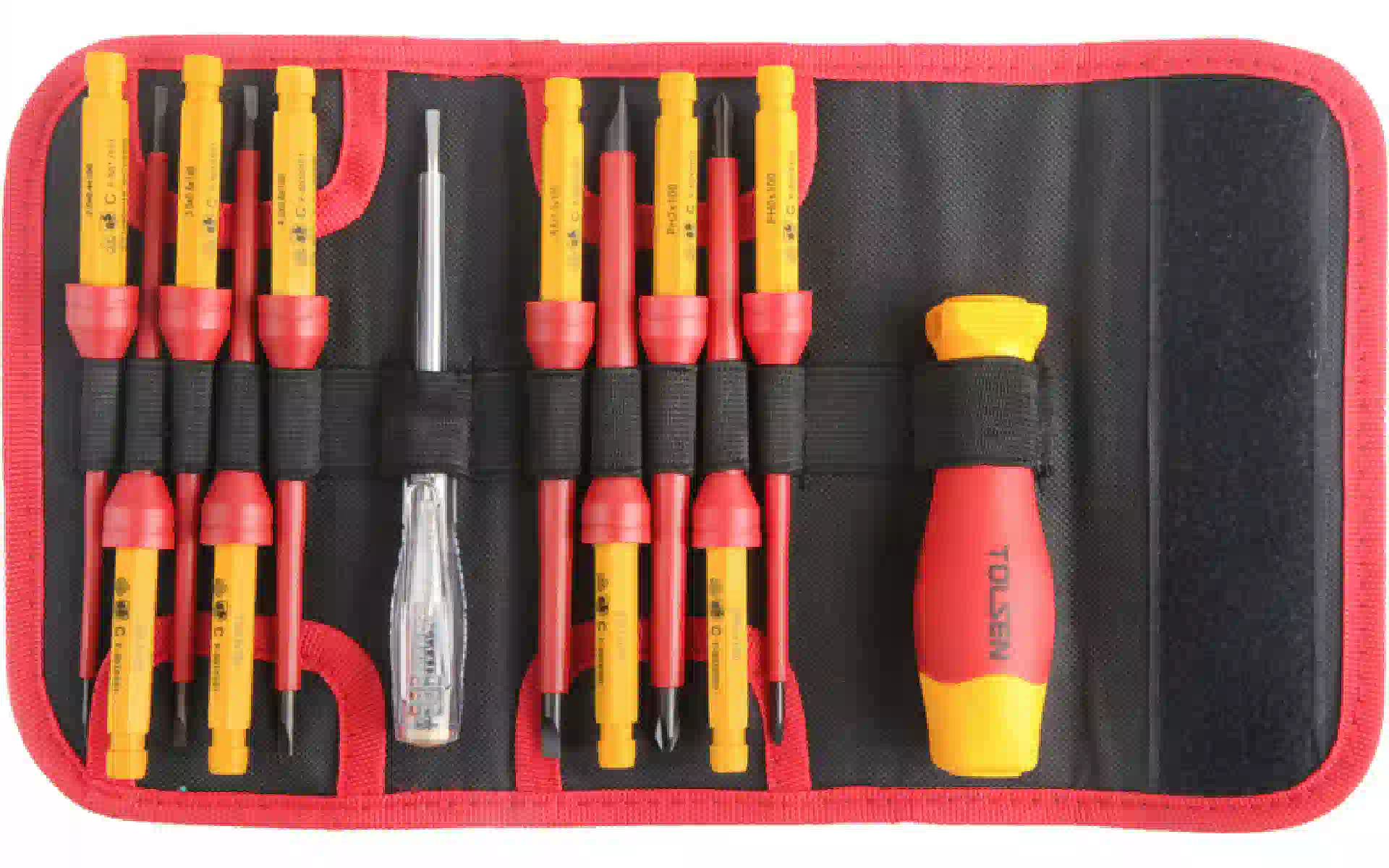 مجموعة مفكات البراغي Tolsen (V33212) مجموعة مفكات البراغي Tolsen (V33212)