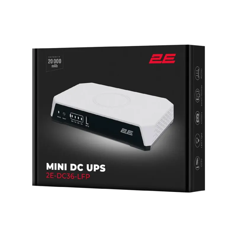 Szünetmentes tápegység 2E Mini DC (2E-DC36-LFP)