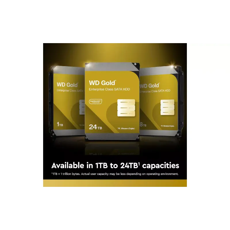 Armazenamento em HDD WD, Gold (WD103KRYZ)