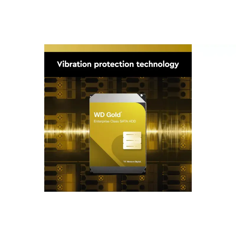 Armazenamento em HDD WD, Gold (WD103KRYZ)