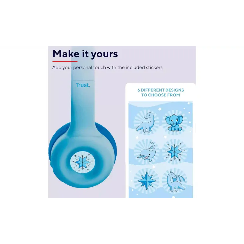 Fones de ouvido Trust, Blue (25275_TRUST)