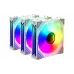 Вентилатор на корпуса 2E, White (2E-ACF120MW-ARGB)