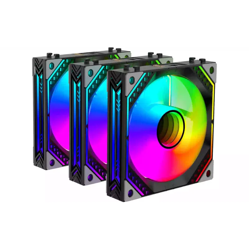 Ventilador de gabinete 2E, Black (2E-ACF120MB-ARGB)