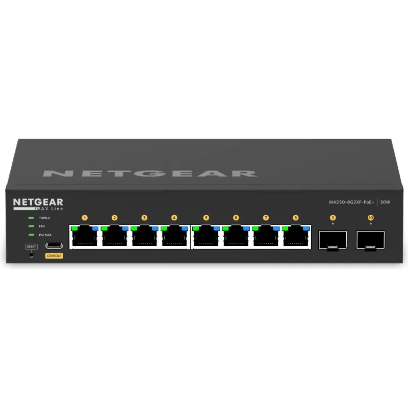 يُحوّل Netgear (GSM4210PX-100EUS)