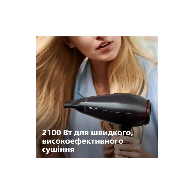 Hair dryer Philips, Black (HPS910/00)