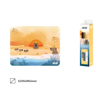 Mouse pad 2E  Yellow (2E-PAD-S-CAPY-YELLOW)