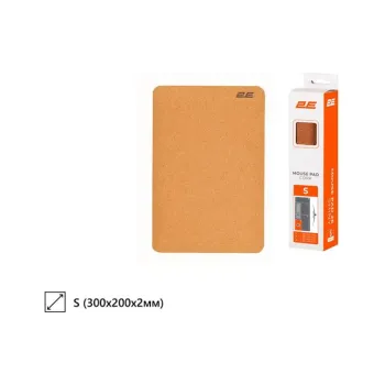 Mouse pad 2E  Brown (2E-PAD-S-CORK)