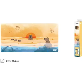 Mouse pad 2E  Yellow (2E-PAD-L-CAPY-YELLOW)