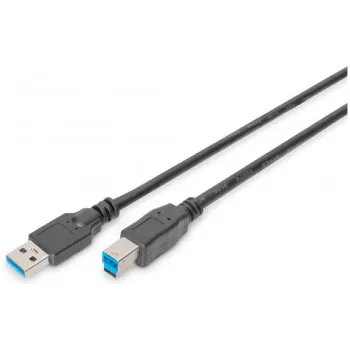 Cable Digitus, Black (AK-300115-018-S)
