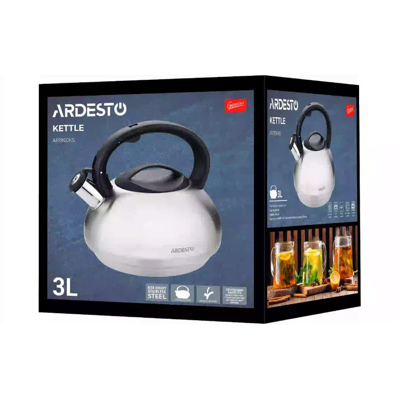 Vízforraló Ardesto, Stainless steel (AR1950KS)