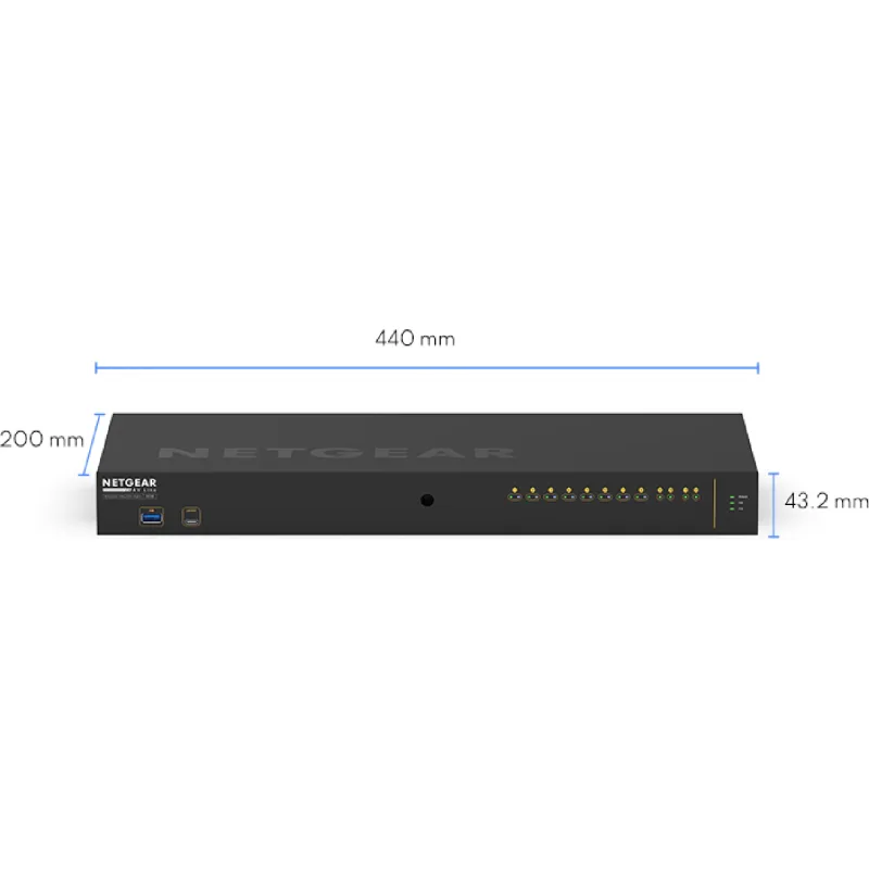 يُحوّل Netgear (GSM4212PX-100EUS)