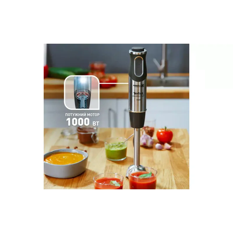 Batidora de mano Tefal Quickchef, Black (HB656838)