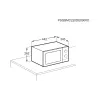 Forno de microondas Electrolux, Black (EMZ421MMK)