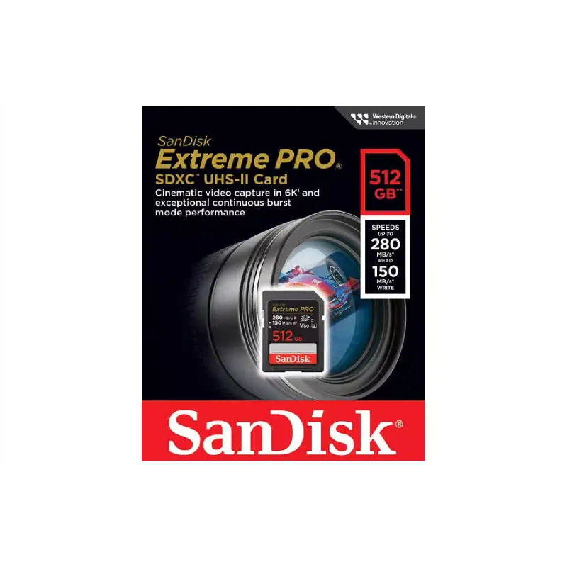 Pomnilniška kartica Sandisk Extreme Pro V60 (SDSDXEP-512G-GN4IN)
