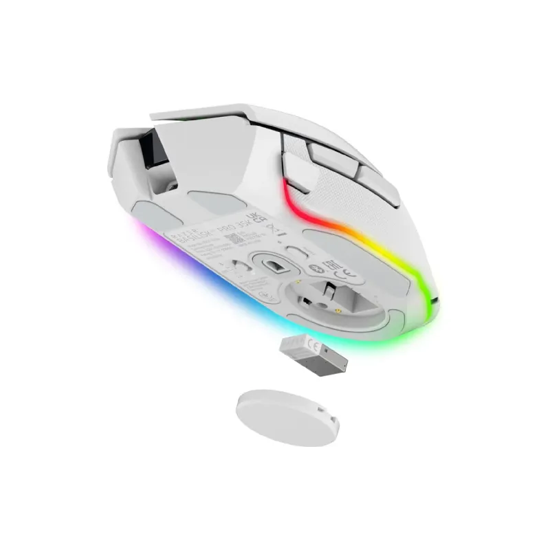 Maus Razer Basilisk V3 Pro, White (RZ01-05240200-R3G1)