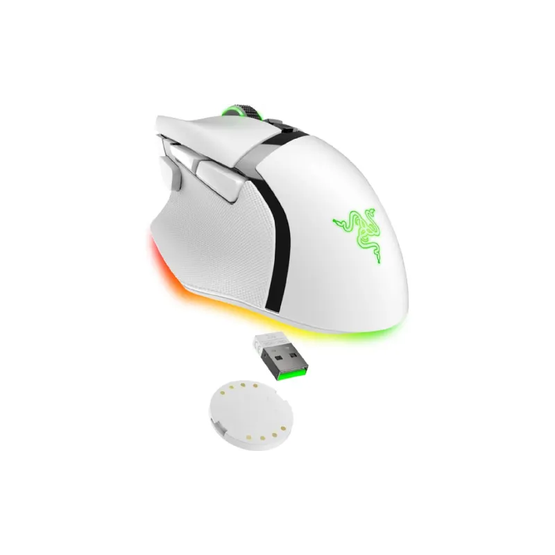 Maus Razer Basilisk V3 Pro, White (RZ01-05240200-R3G1)