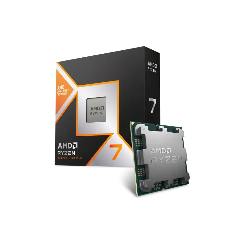 وحدة المعالجة المركزية AMD Ryzen 7 9800X3D (100-100001084WOF)