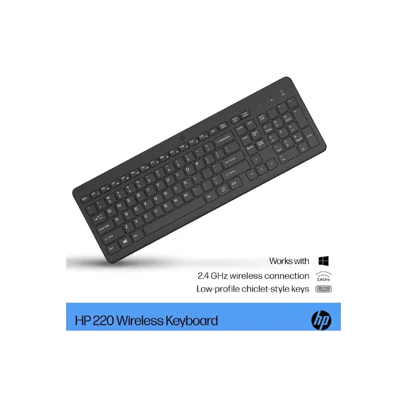 Мембранна клавиатура HP 220, Black (805T2AA)