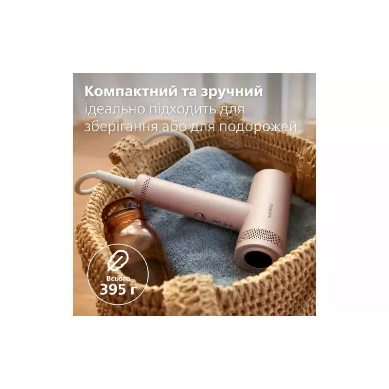 Hair dryer Philips 8000 series (BHD837/10), 1400 W, Pink