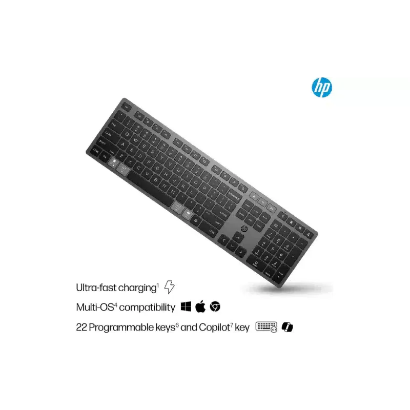لوحة مفاتيح غشائية HP 720, Black (9T5B1AA)