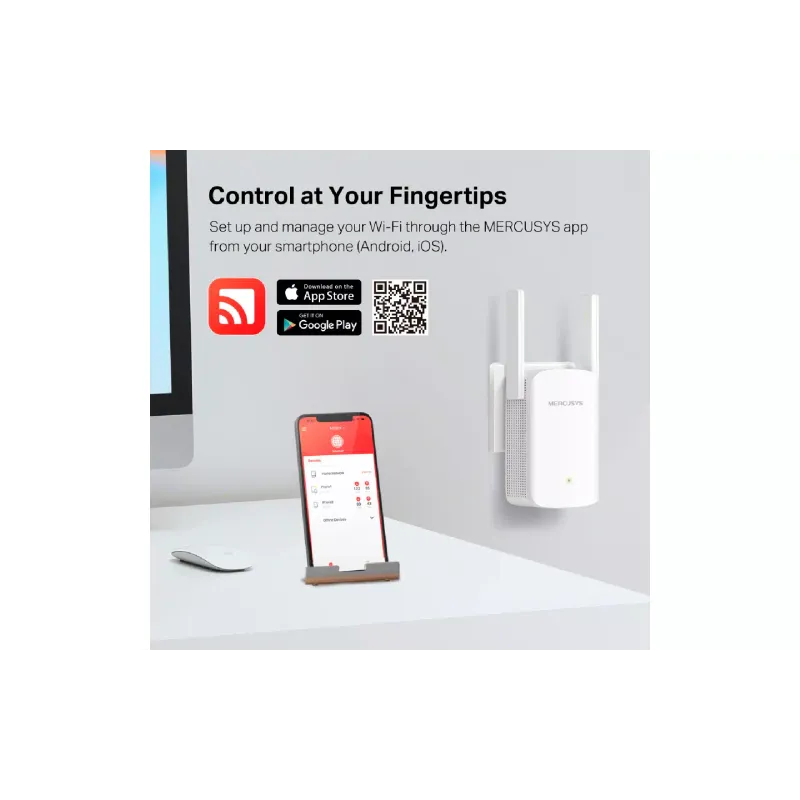 Amplificador de sinal sem fio Mercusys (ME60X)