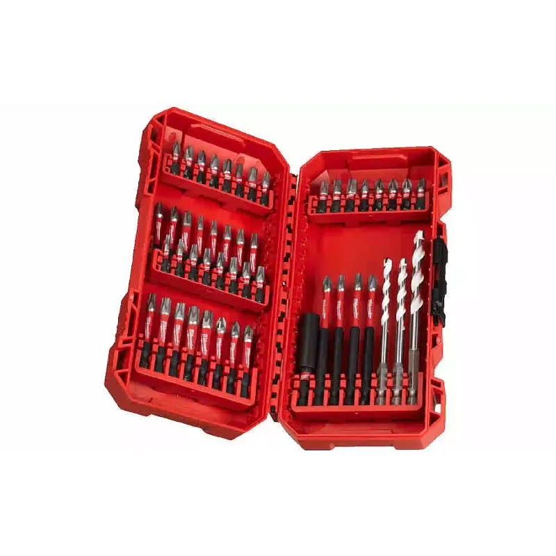 Conjunto de brocas e brocas Milwaukee (4932492005)