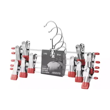 Set of hangers with clips for trousers Ardesto (ARHC2805RC)