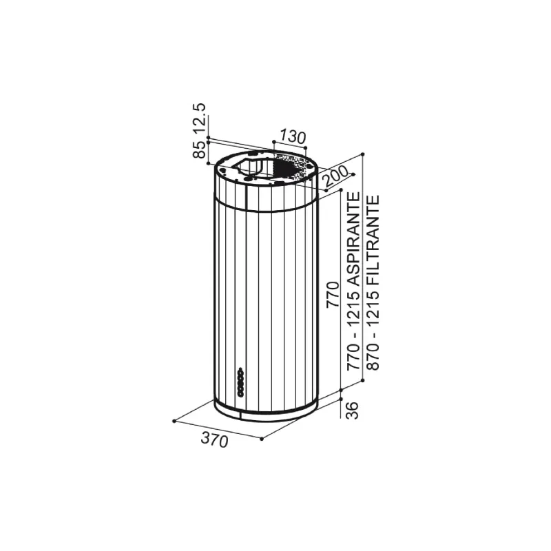 Campana extractora Faber, Gray (110.0456.220)