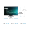 شاشة Benq RD320U, Metallic Grey (9H.LMSLA.TBE)