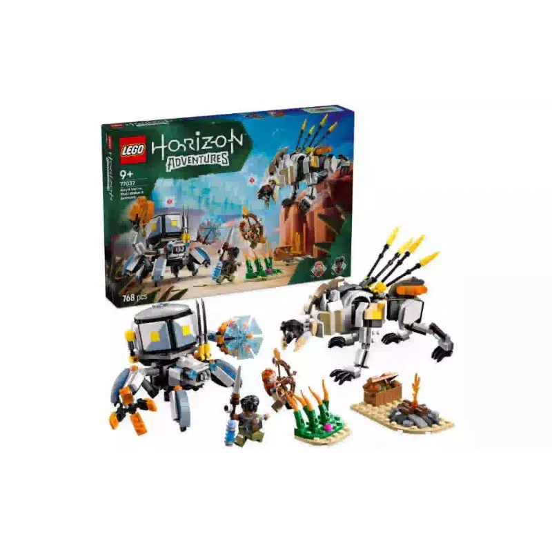 Constructor LEGO Horizon Adventures Aloy & Varl vs. Shell-Walker & Sawtooth (77037)