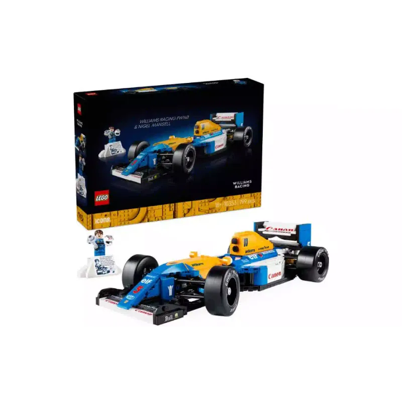 Konstruktor LEGO Icons Williams Racing FW14B & Nigel Mansell (10353)