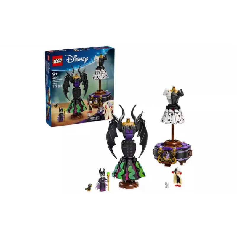 Konstruktor LEGO Disney Maleficent's and Cruella de Vil's Dresses (43262)
