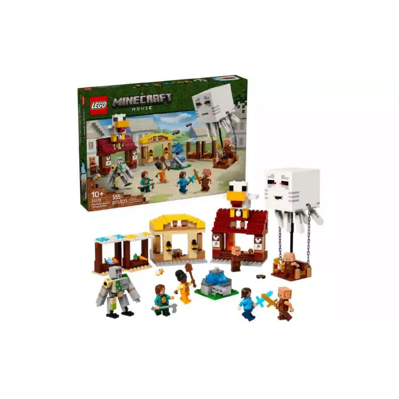 Конструктор LEGO Minecraft The Ghast Balloon Village Attac (21273)
