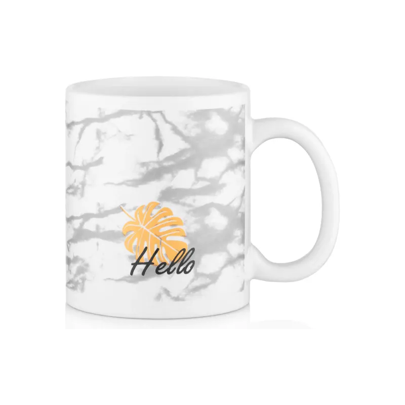 Xícara Ardesto Hello, White/Grey (AR3048WG)