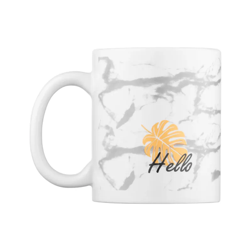 Xícara Ardesto Hello, White/Grey (AR3048WG)