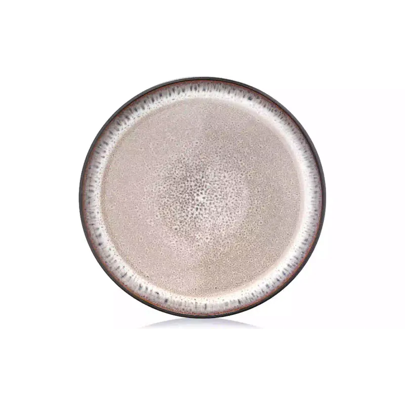 Dinner plate Ardesto Bolzano, Black/Brown (AR2927BB)
