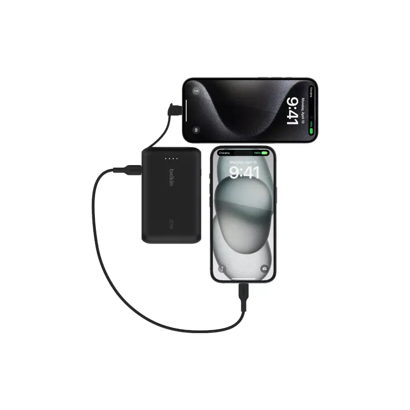 باور بانك Belkin 10000 mAh, Black (BPB021HQBK)